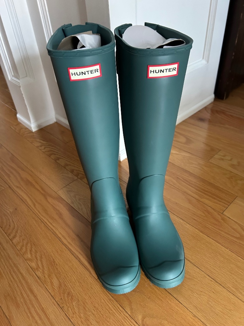 NEW Hunter Original Tall Waterproof Rain Boots - Women’s Size 9 - Teal / Ocean G